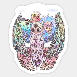 Pastel Cherub Sticker